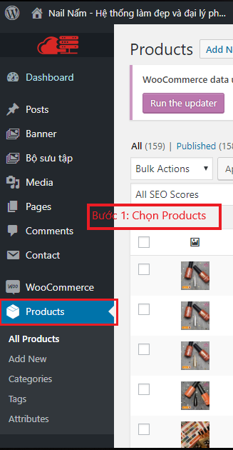 Chọn products