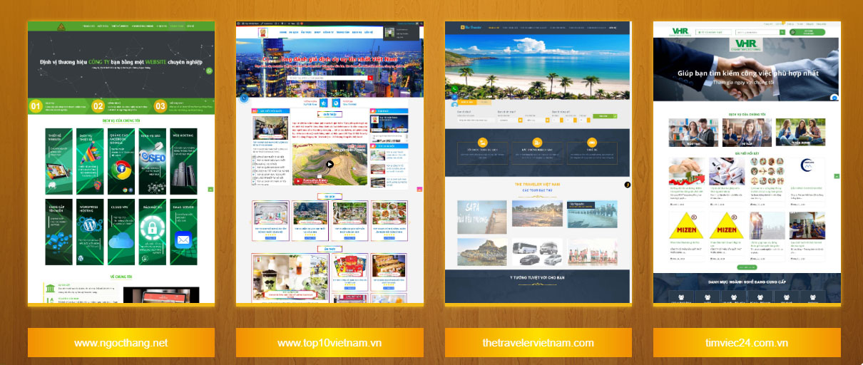 Mẫu giao diện web wordpress Ngọc Thắng thiết kế