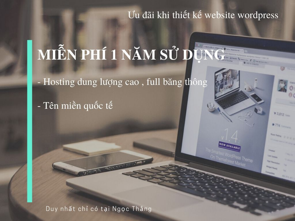 Ưu đãi khi thiết kế web wordpress