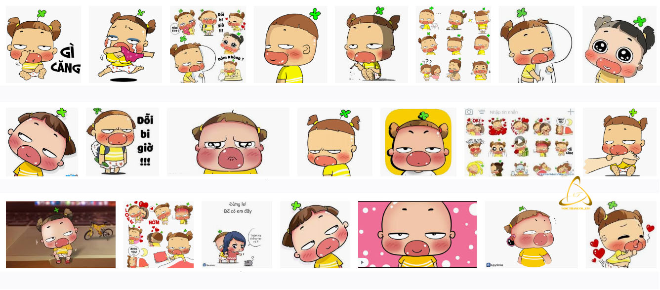 Sticker Facebook Quỳnh Aka