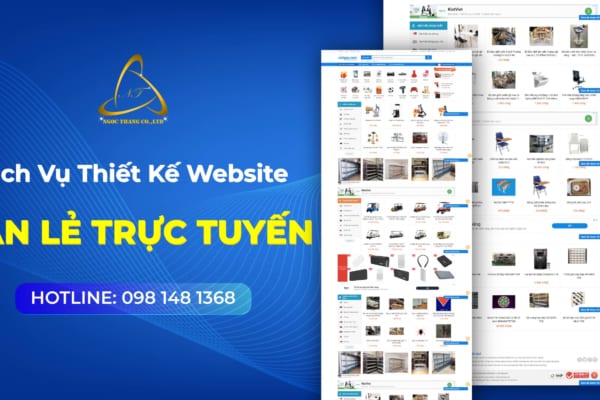 Thiết kế website bán lẻ trực tuyến