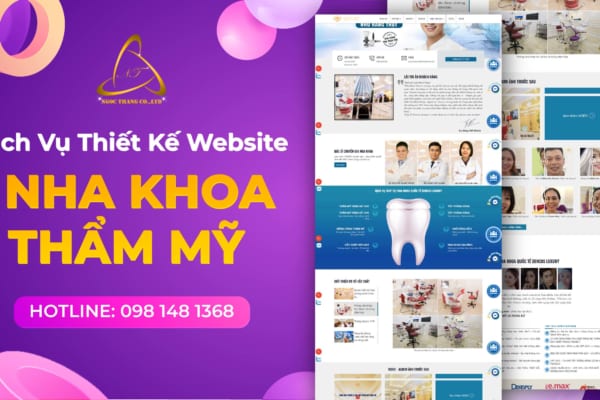 Thiết kế website nha khoa thẩm mỹ