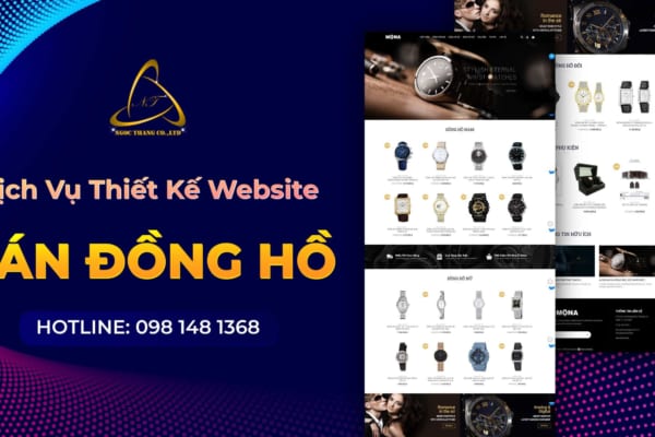 thiết kế website bán đồng hồ