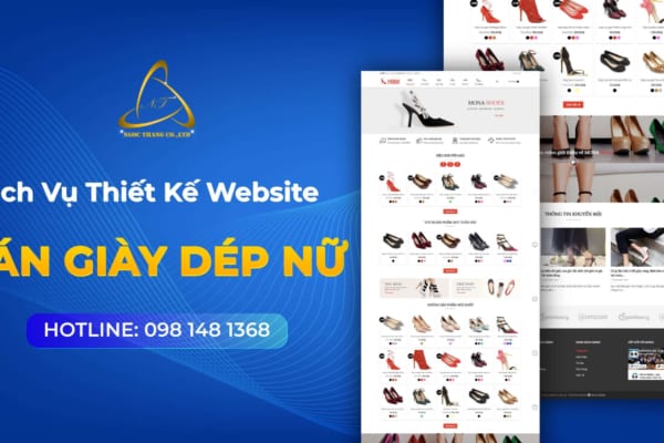 thiết kế website bán giày dép nữ