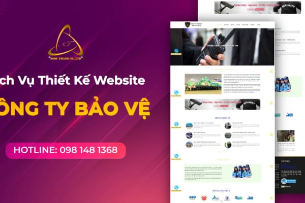 thiết kế website công ty bảo vệ