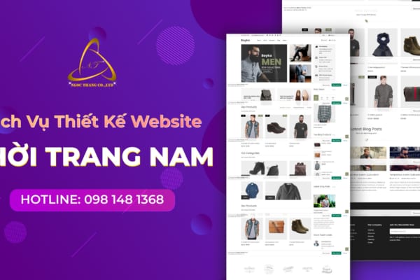 Website lĩnh vực thời trang nam