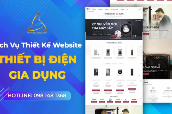 thiết kế website thiết bị điện gia dụng