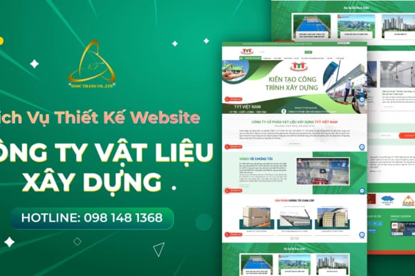 Thiết kế website công ty vật liệu xây dựng