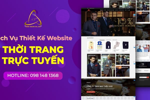 Thiết kế website thời trang trực tuyến