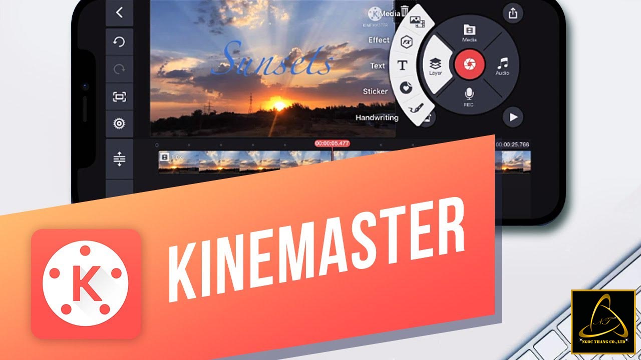 app edit video trên điện thoại kinemaster