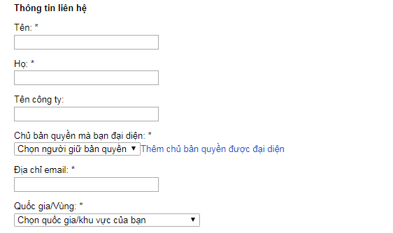 Cách báo cáo vi phạm bản quyền