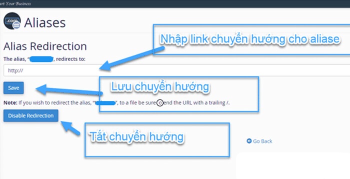 Cách chỉnh sửa Alias Domain trong cPanel