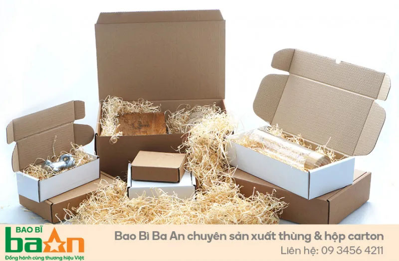 Cung cấp thùng, hộp carton giá sỉ tốt cùng Bao Bì Ba An